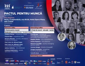 Conferinţa „Pactul pentru Muncă” 11 septembrie Cluj- Napoca